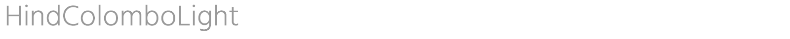 Hind Colombo SemiBold font preview