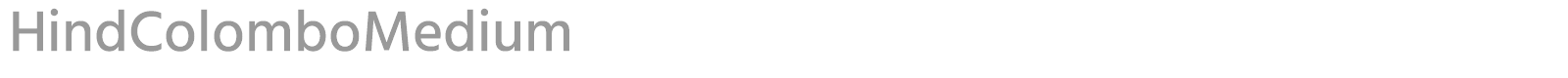 Hind Colombo SemiBold font preview