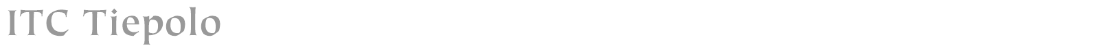 ITC Tiepolo font preview