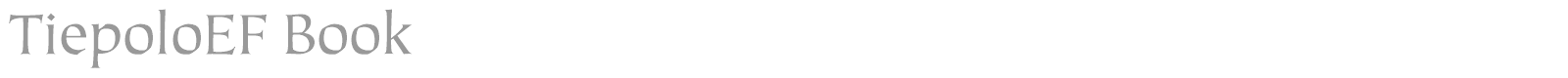 ITC Tiepolo font preview