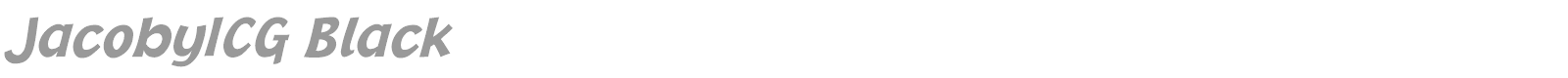 JacobyICG font preview