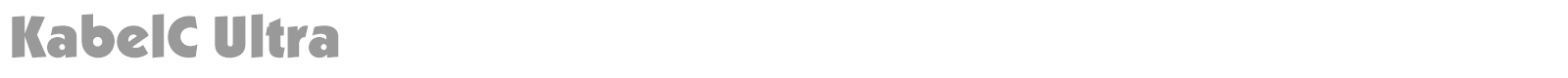 KabelCTT Medium font preview