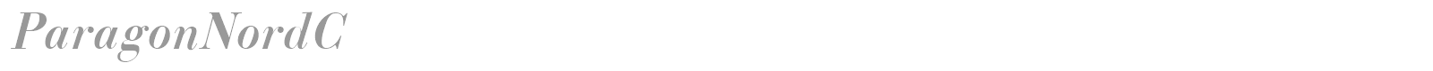 ParagonNordCTT font preview