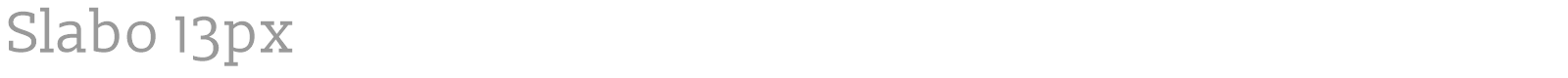 Slabo 27px font preview