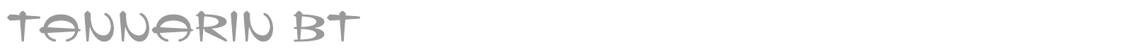 Tannarin BT font preview