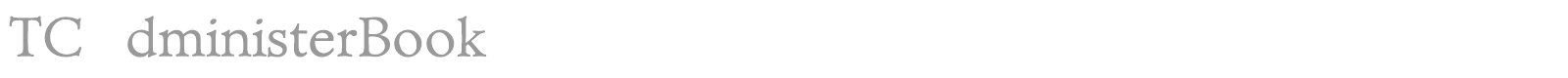 TCAdministerBold font preview