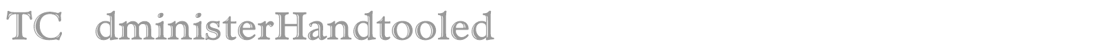 TCAdministerBold font preview