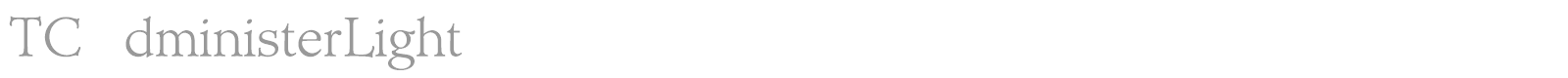 TCAdministerBold font preview