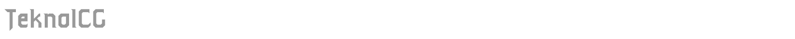 Tekno ICG font preview