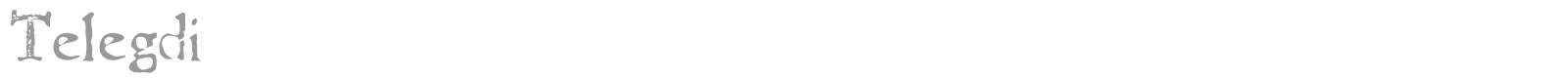 Telegdi font preview