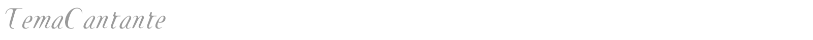 TemaCantante font preview
