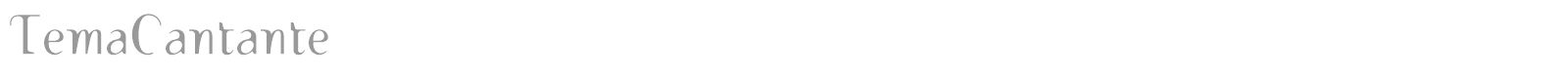 TemaCantante font preview