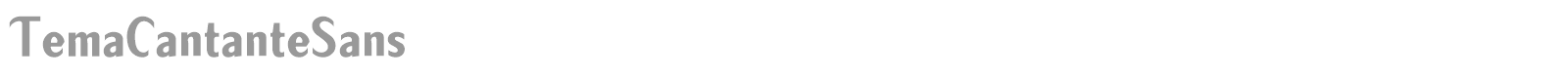 TemaCantante font preview
