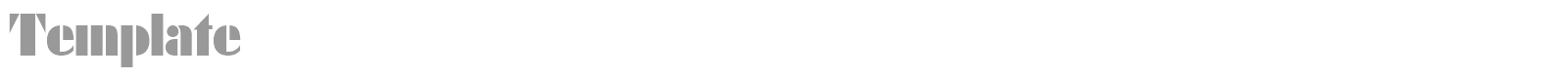 Template font preview