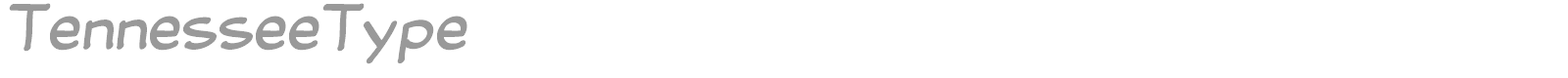 TennesseeType font preview