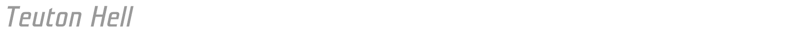 Teuton Fett font preview