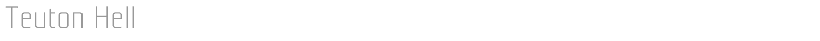 Teuton Fett font preview