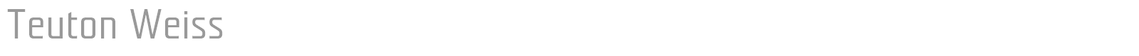Teuton Fett font preview