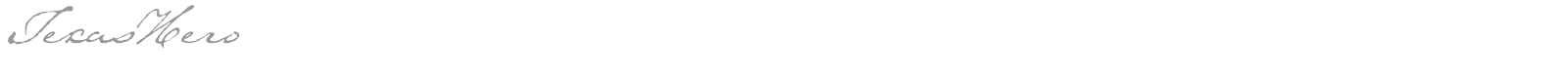 TexasHero font preview