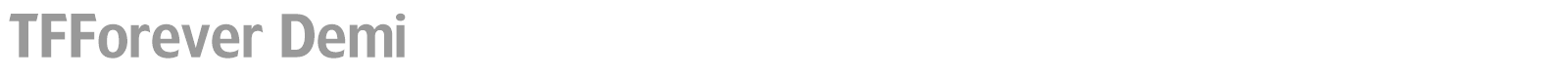 TFForever font preview