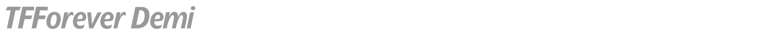 TFForever font preview