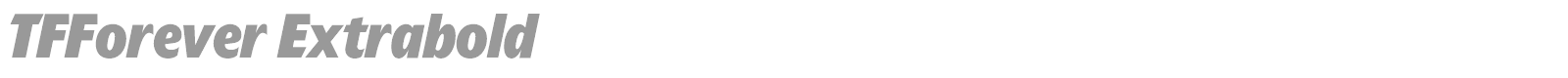 TFForever font preview
