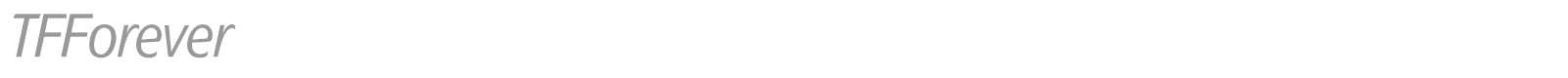 TFForever font preview