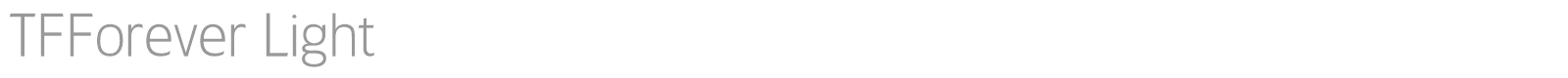 TFForever font preview