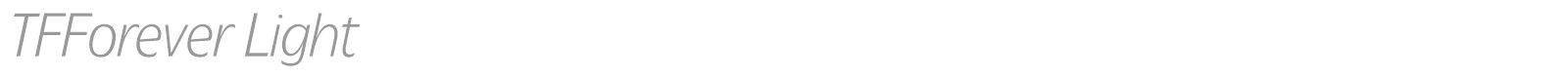 TFForever font preview