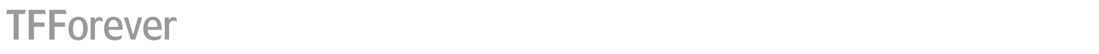 TFForever font preview