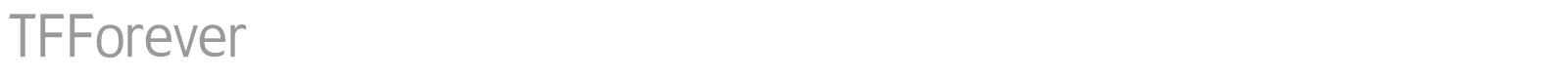 TFForever font preview