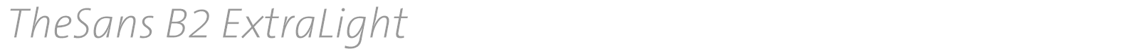 TheSans font preview