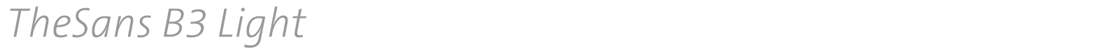 TheSans font preview
