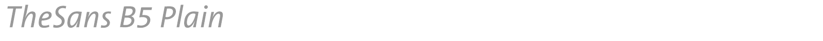 TheSans font preview