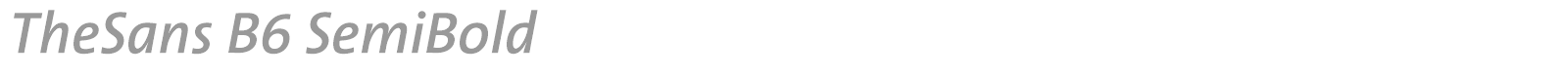 TheSans font preview