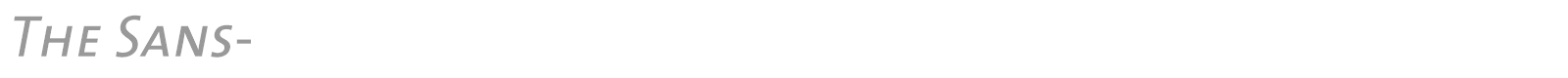 TheSans font preview