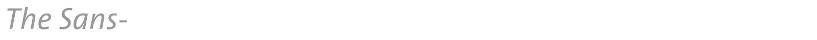TheSans font preview