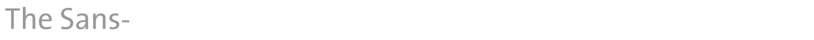 TheSans font preview