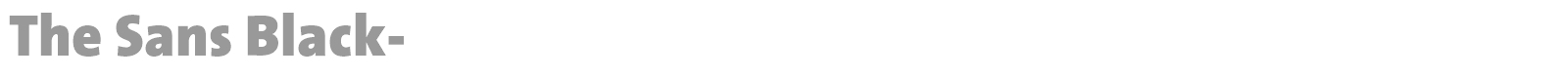 TheSans font preview