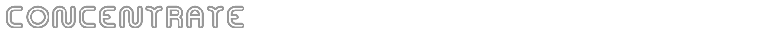 Concentrate font preview