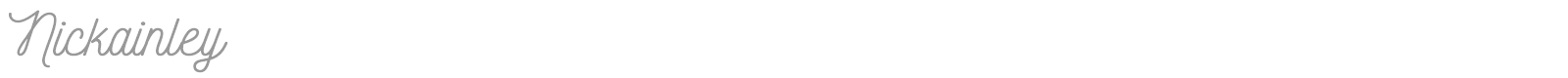 Nickainley font preview