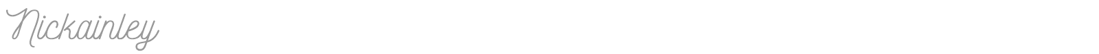 Nickainley font preview