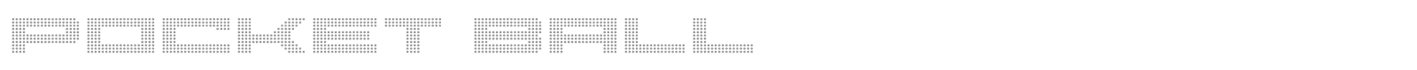 Pocket Ball Leftalic font preview