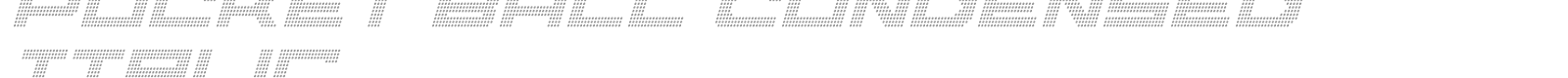 Pocket Ball Leftalic font preview