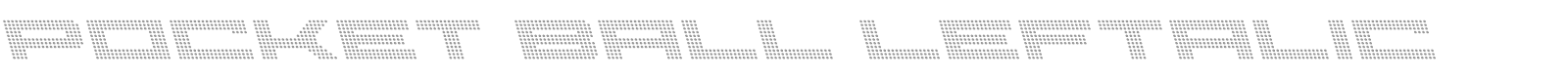 Pocket Ball Leftalic font preview