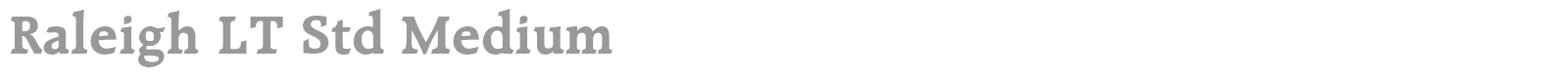 Raleigh LT Std font preview