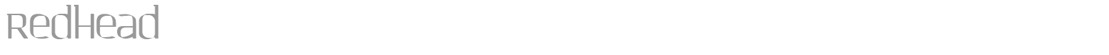 Redhead font preview