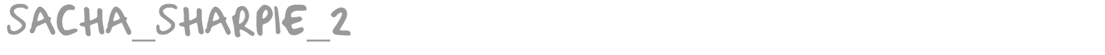 Sacha_Sharpie_2 font preview