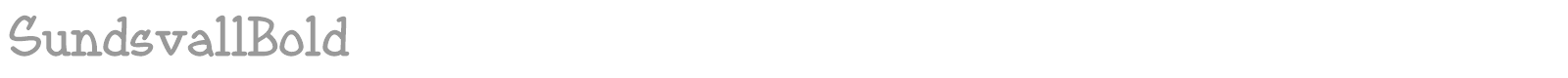 Sundsvall font preview