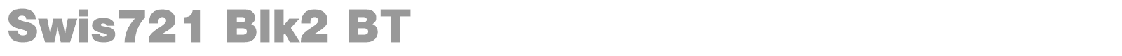 Swis721 BdRnd BT font preview